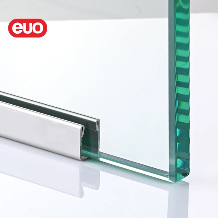 euo Manufacturer metal u channel stainless profile for bathroom shower glass doors