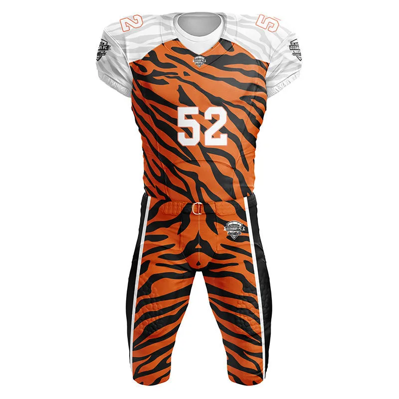 Customized Polyester Sublimated Pants With Pads China Manufacturer Your Own Team Name American Football Jerseys Wear For Men