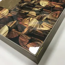 2020 Arabic luxury wooden chocolate packaging wooden boxes with hinged lids gift packaging empty arabic wholesale sweets box