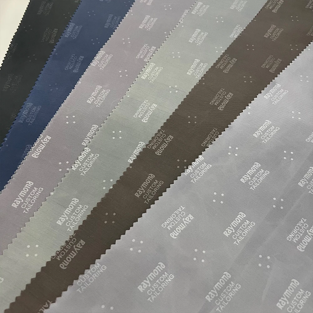 210T Embossed Taffeta Lining Fabric 100% Polyester Taffeta Fabric Use for Bag and Garment