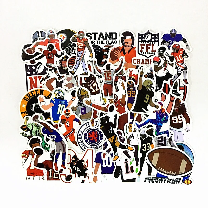 50 PCS NBA BASKETBALL FAMOUS STAR Stickers Cute Laptop Stickers