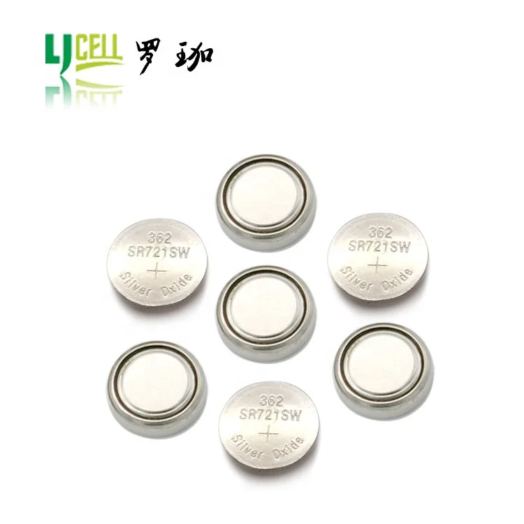 1.55V SR721 Silver Oxide Button Battery Coin Cell Battery 362
