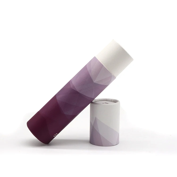 Wholesale Custom Logo Cardboard Cylinder Box Round Long Paper Tube For Makeup Brushes Set Packaging