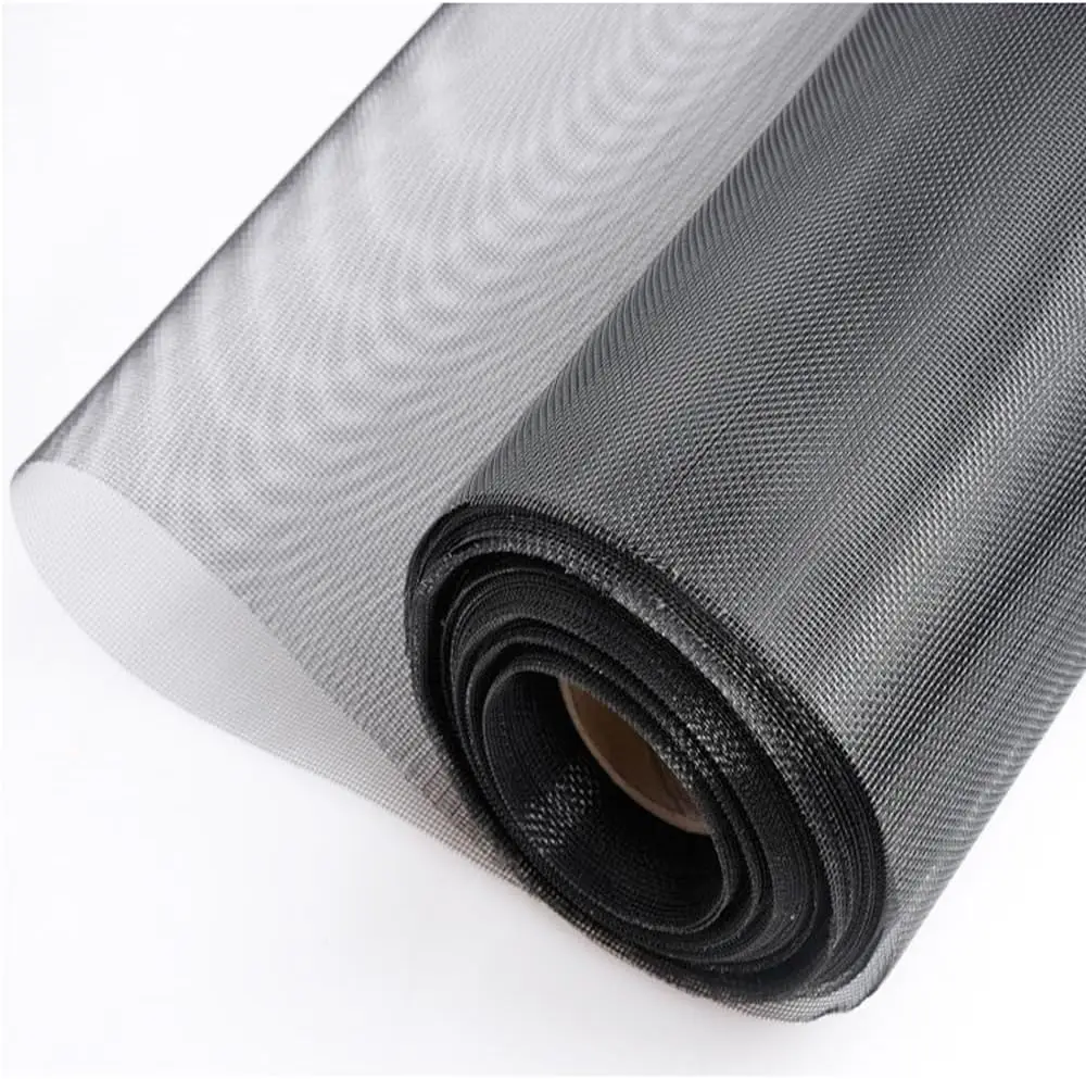 Fly Screens Roll for Windows 304 Stainless Steel Insect Mesh 3.3 x 98.4ft Woven Wire Mesh Roll 20 Mesh