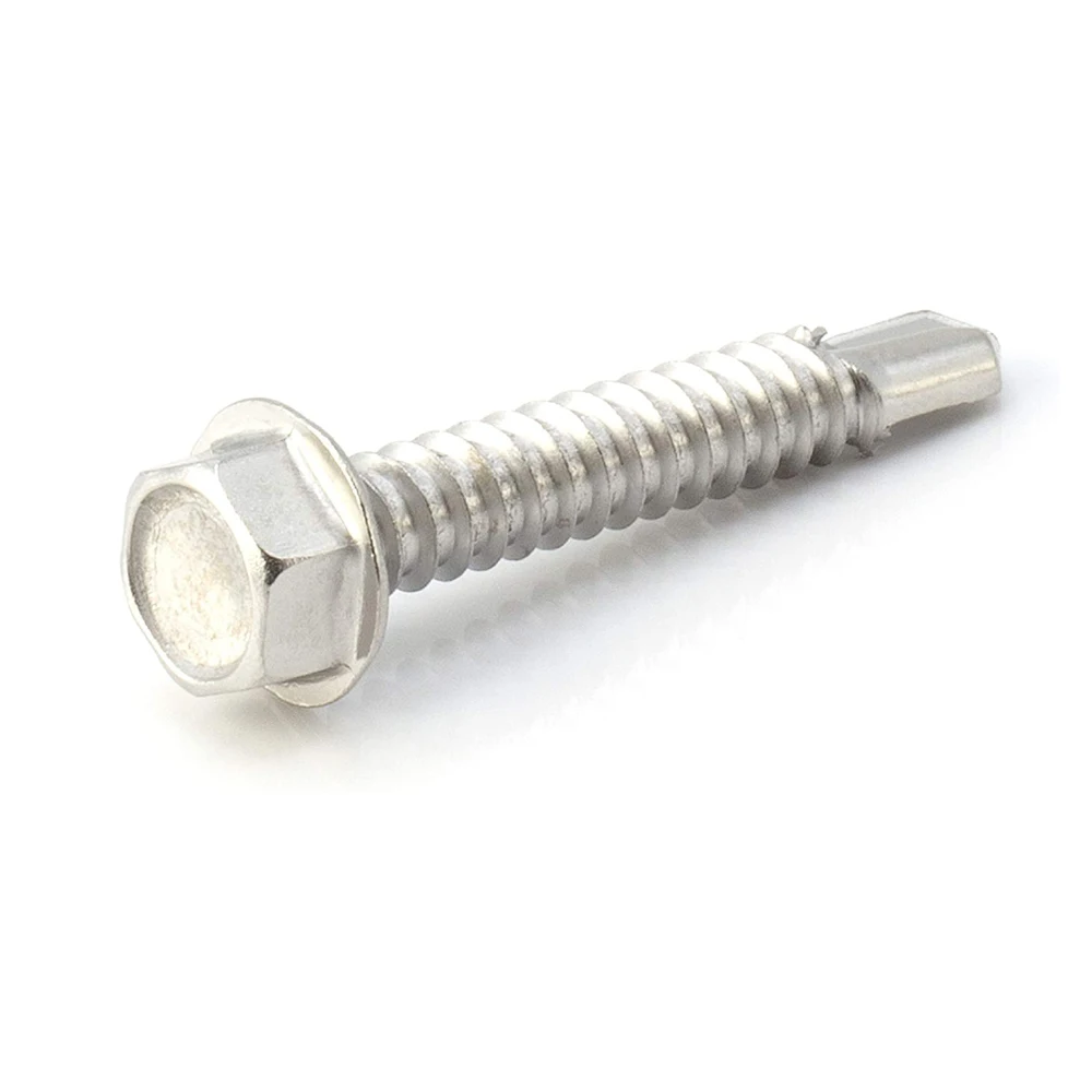 410 Stainless Steel Hex Washer Head Self Drilling Screw