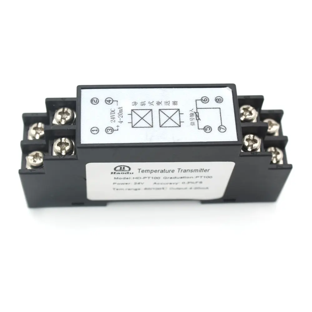 Programmable &Universal Input Thermocouple+RTD PT100 Head Mounted Temperature Transmitter with 4-20ma Output