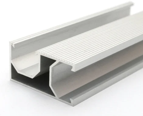 Hot Sale Custom Aluminum Alloy Solar Panel Mounting Rail For PV Roof Mount Racking System