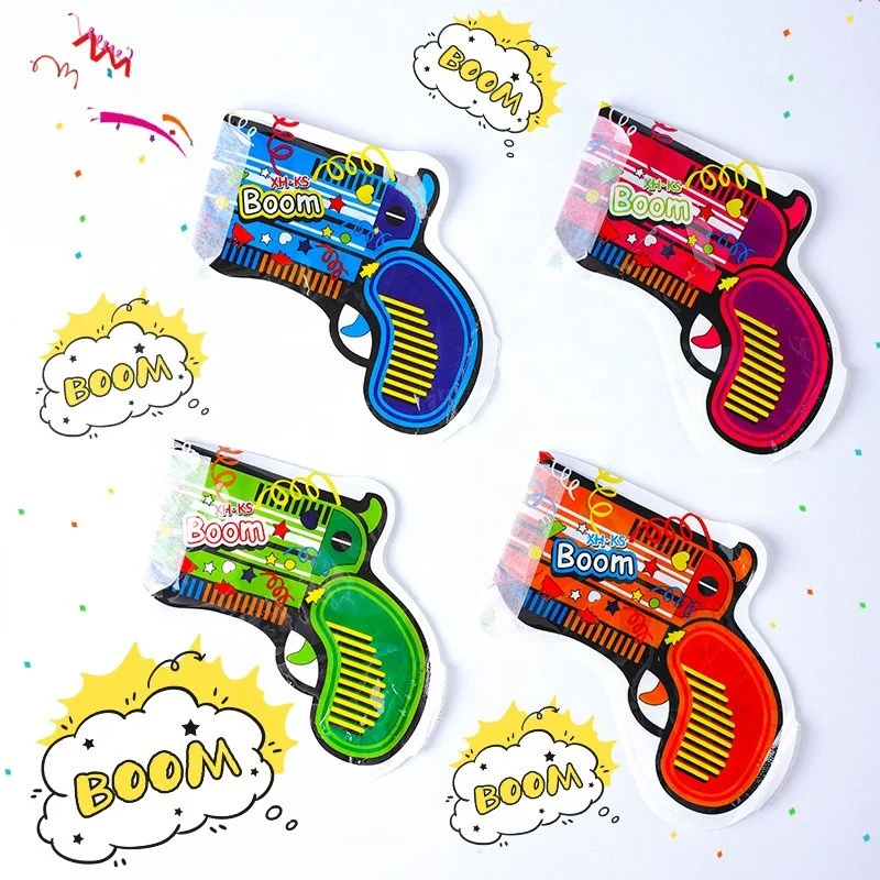 Ручной фейерверк воздушный надувной пистолет для вечеринки по случаю Дня рождения конфетти Свадебный креативный игрушки