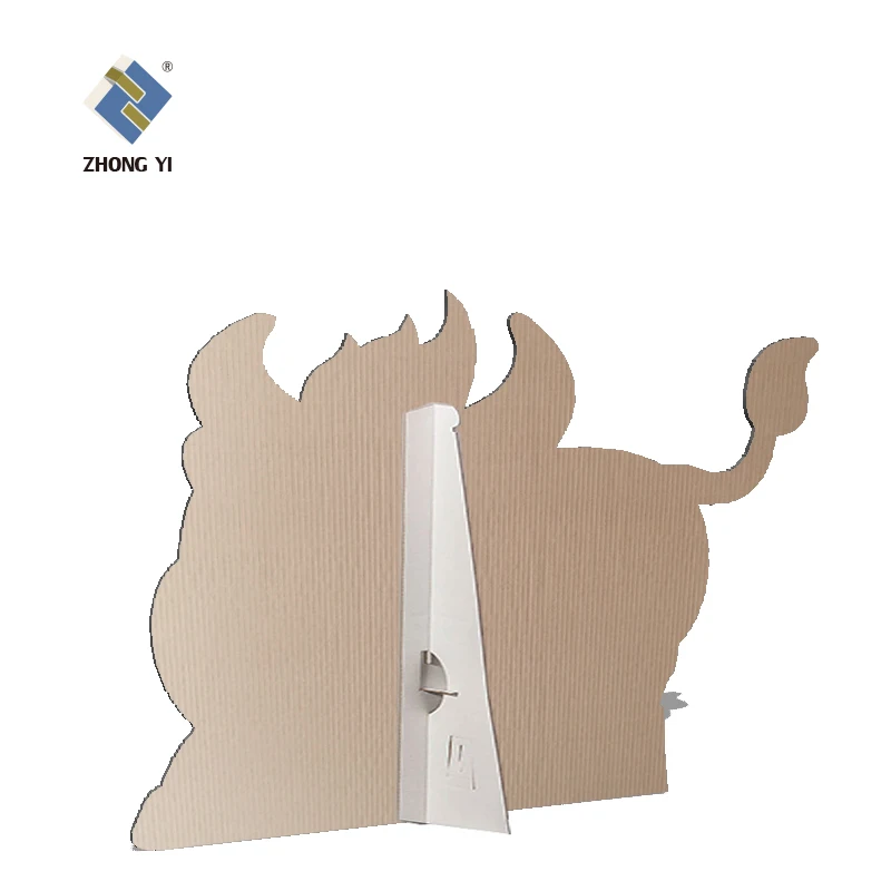 Custom Popular Big Or Small Cartoon Character Figure Printing Paper Standee Cutout With White Back