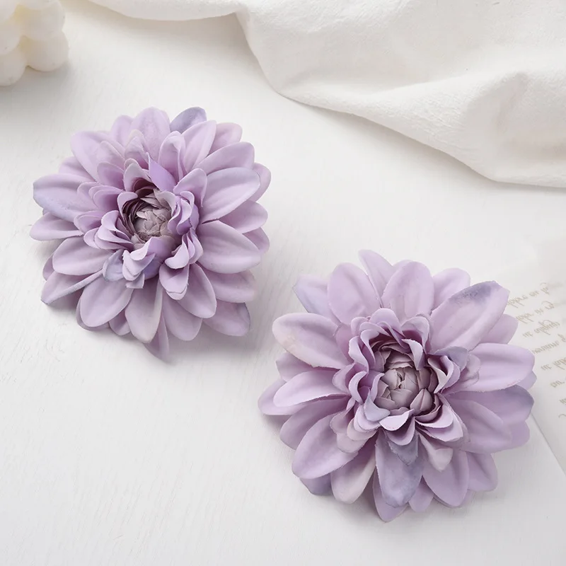 wedding and home decorative artificial dahlia flower heads