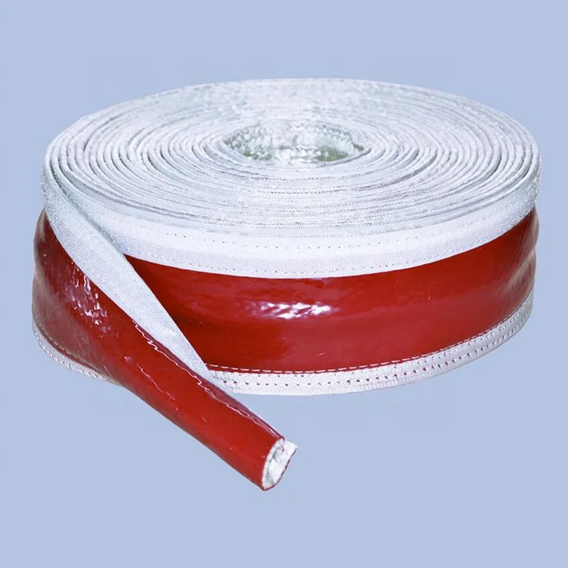 Silicone rubber fireproof fiberglass sleeve