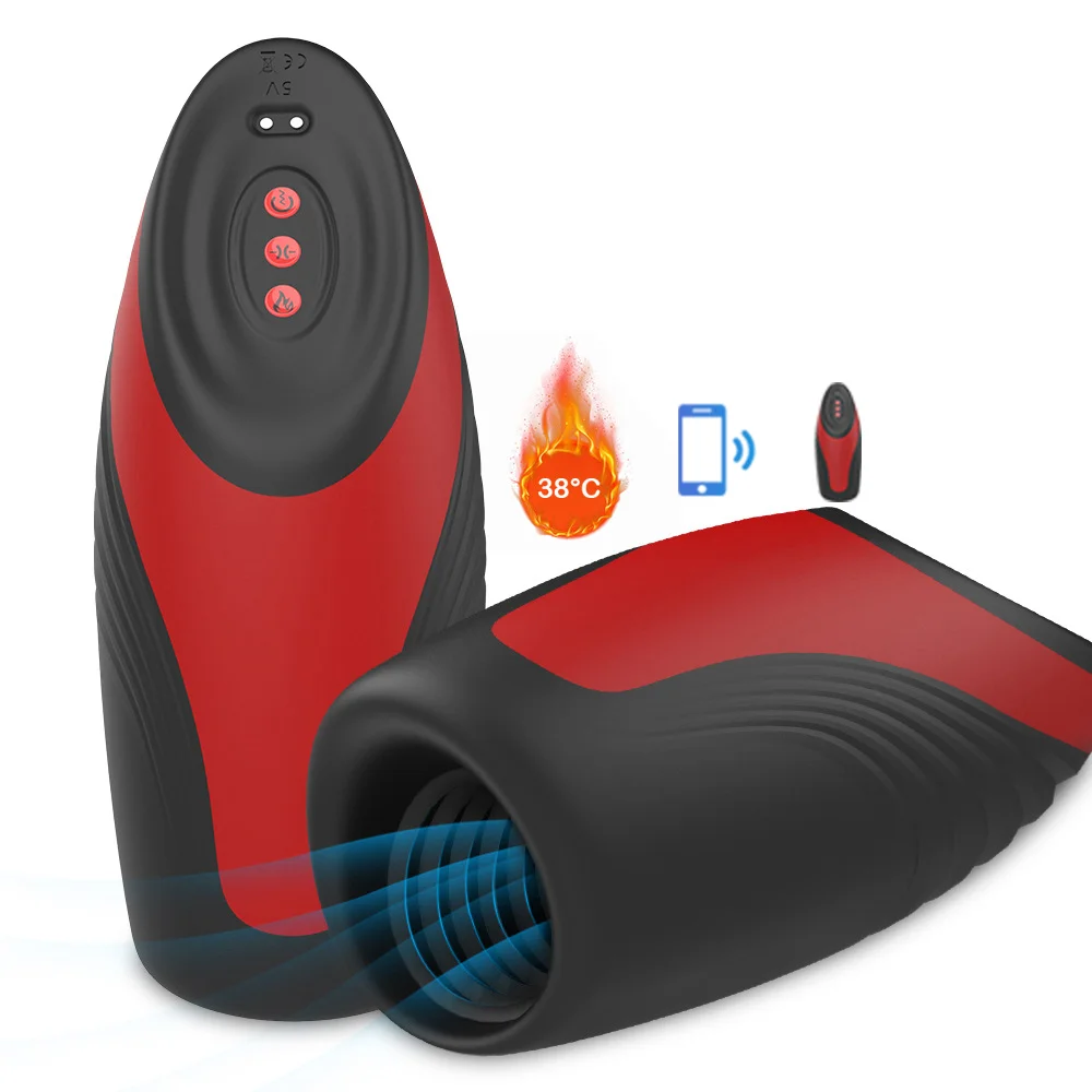 XuanHuo-stroker male pleasure console sensitive sensors warm penis sleeve vibrator masturbator cup male sex toy