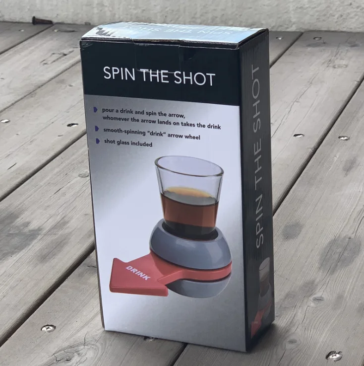 
Spin the Shot Drinking Game Turntable Roulette Glass Spin Fun Party Toys For Adult 