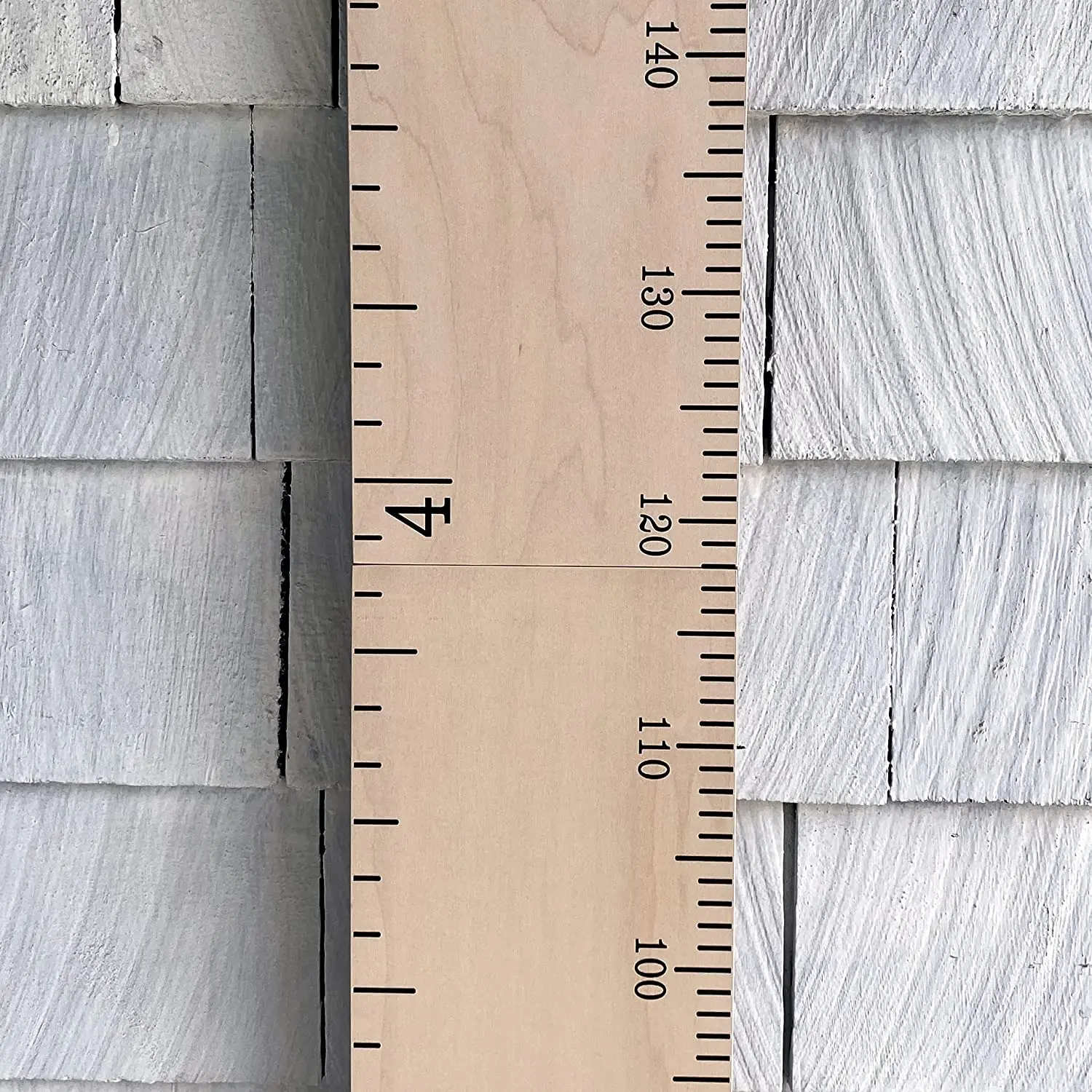 Wooden Ruler Growth Height Chart Ruler Natural Schoolhouse Ruler