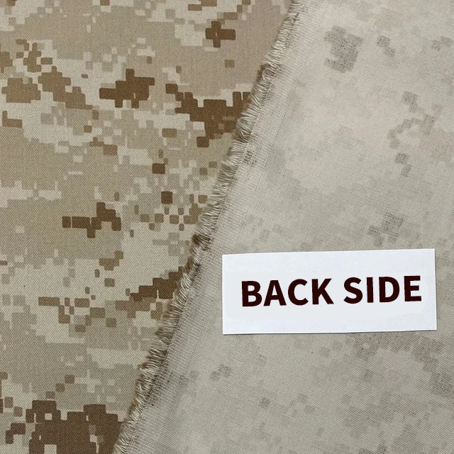 Yilong fabric manufacturer wholesale poyester/cotton twill tactical uniform AOR1 camo desert digital camouflage Marpat fabrics