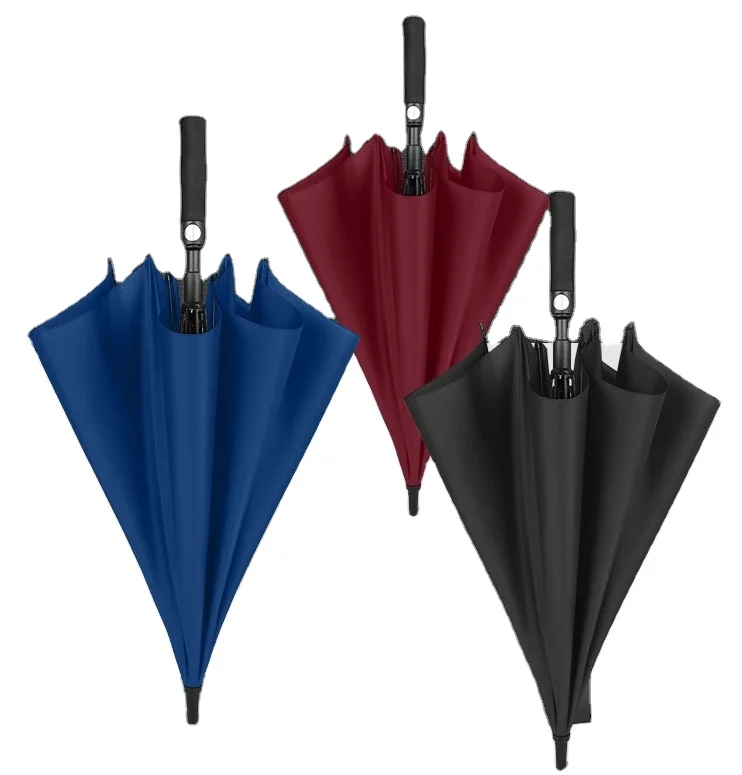 Promotional Windproof Custom Cheap Luxury Golf Umbrella Parapluie With Logo Printing