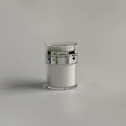 15ml 30ml 50ml 100ml round shape empty acrylic lotion bottle airless eye cream pump jar for cosmetic packaging