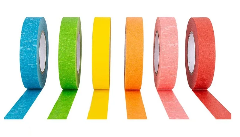 High Quality Laser Cut Safe Masking Tape 48Mm X 50M Custom Brown Masking Tape 3/4 1.5 White 12 Inch Masking Tape For Decal Boxes