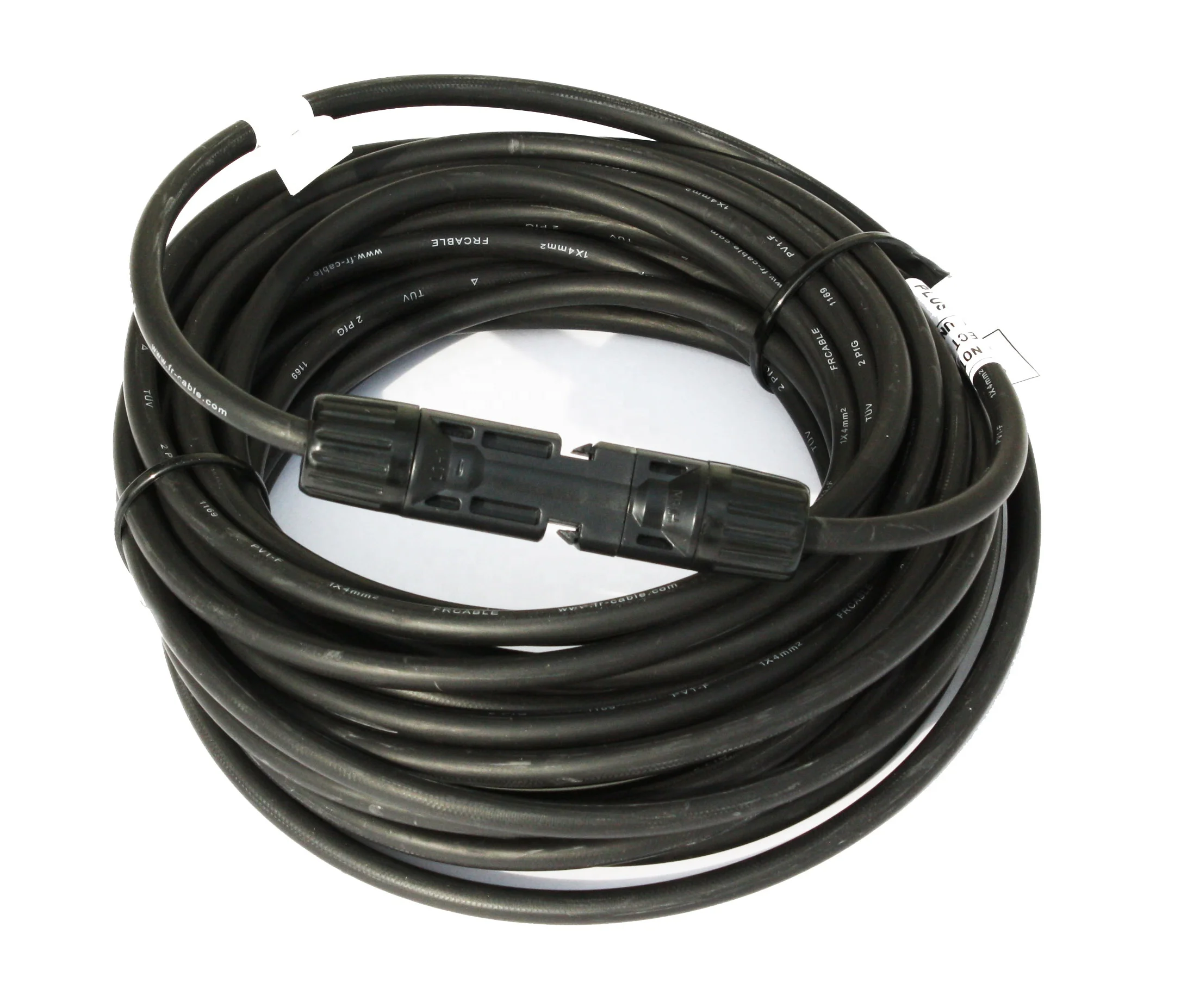 Photovoltaic dc Tinned copper conductor solar cable  4mm2  6mm2 10mm2 16mm2 for connecting solar panel