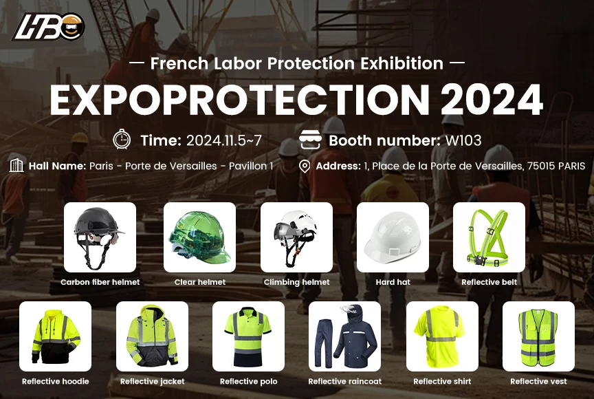 HBC Wholesale Custom Logo Printed Multi pockets Work Pants Men Reflective Hi Vis Workwear Trousers Safety Work Trousers