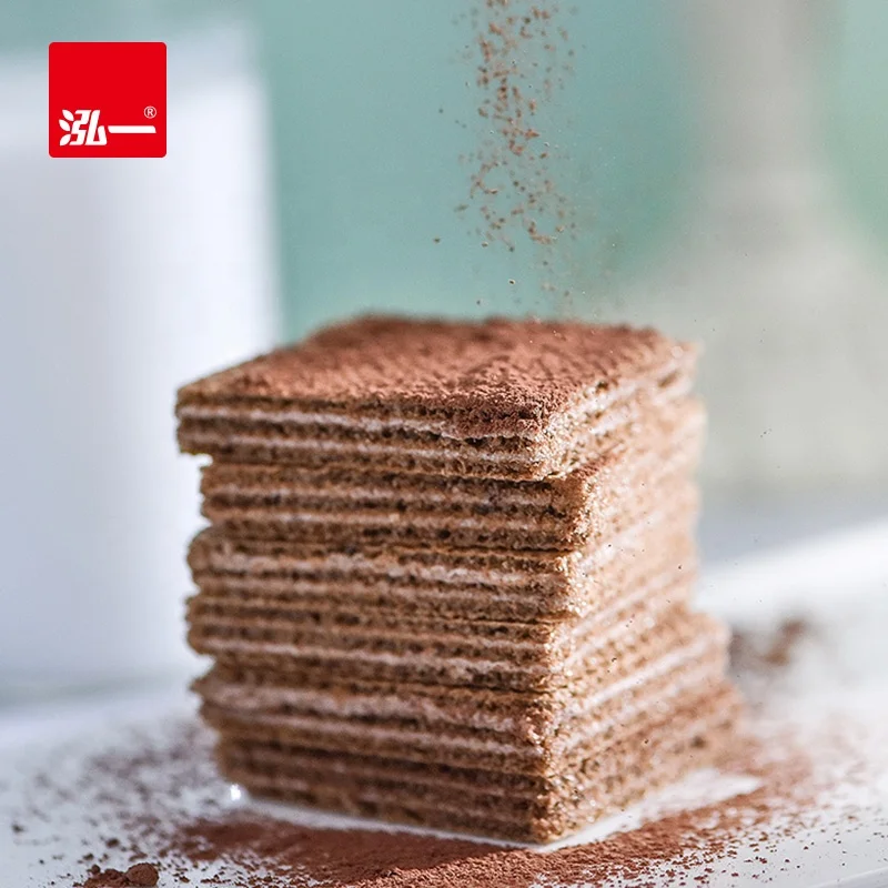 
300g Factory Supply Coffee flavor Chocolate Wafer Biscuit cream filled Sncak 