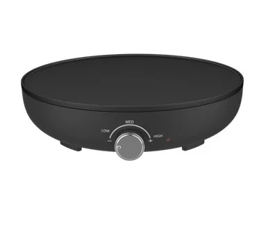 Electrical crepe pan style hot plate