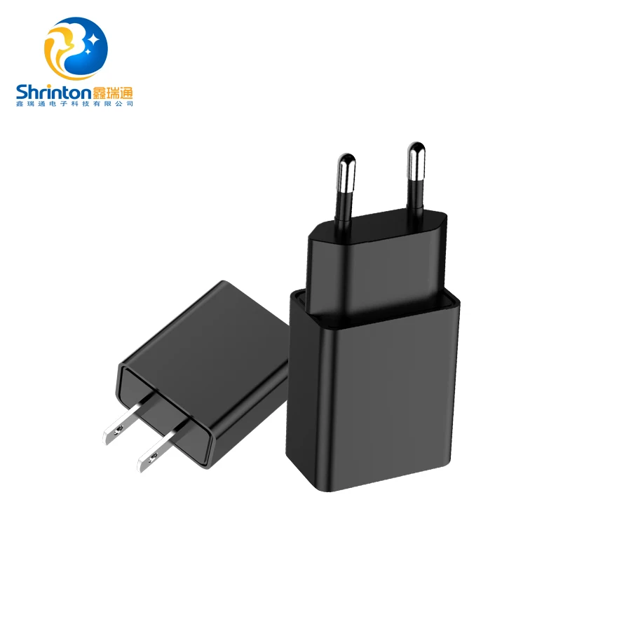 Amazon hot selling south korea 5v 1000ma 2000ma micro kc kcc certificate cell phone adapter usb wall charger with 1 m usb cable