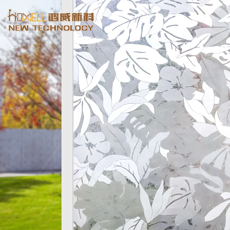 Waterproof Decorative Privacy Removable China Static Cling Window Film