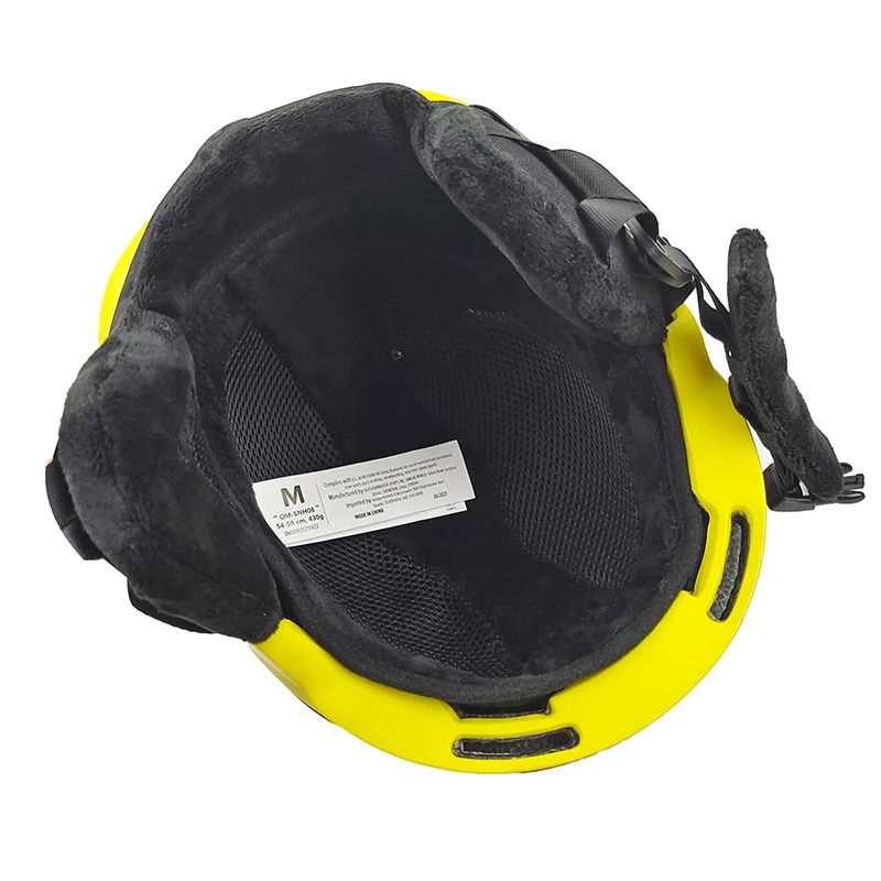 OEM ODM Custom High Density EPS+PC Shell Skiing Helmet Breathable Safety Ski Snow Helmet for Adults Unisex