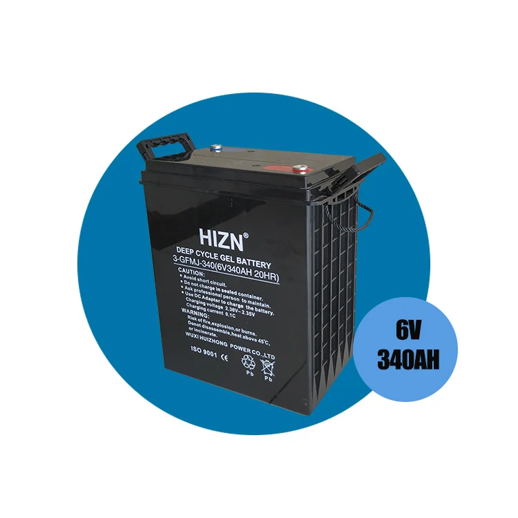 Solar Panel Electric Power Systems Ups System Electric Toy Car Rechargeable Vrla Lead Acid 6v 340ah Battery