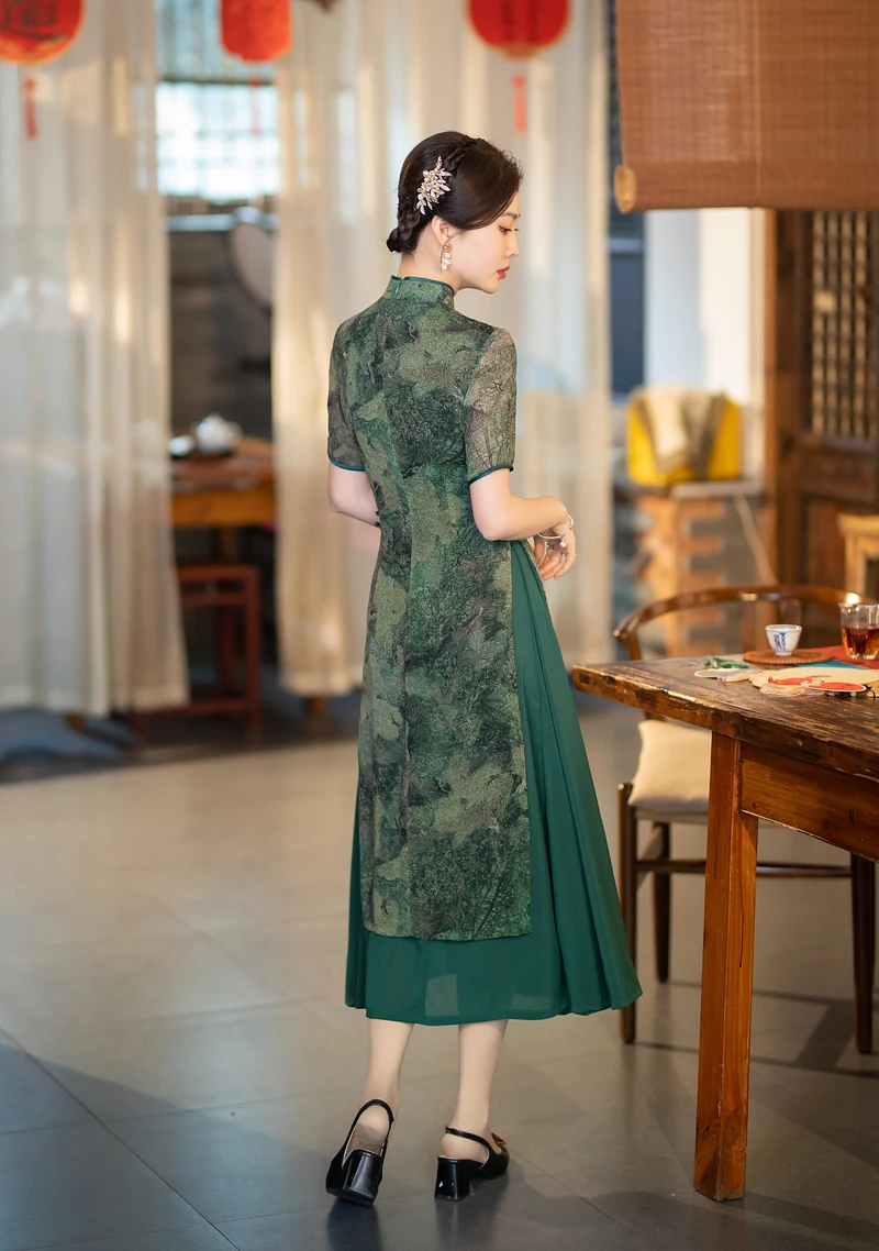 Popular Recommend 2024 high quality cheongsam plus size traditional cheongsam wedding dress