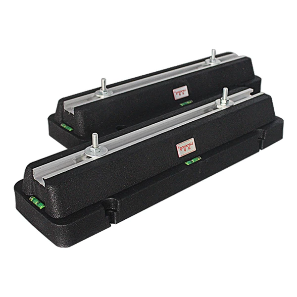 Modern Air Conditioner Vibration Reduction Bracket Rubber Stand Support Aluminum Sliding Rail Gym Use-Includes Washers Bolts