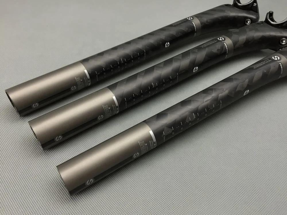 New Full Carbon Fibre Bicycle Seatpost mountain road bike seatpost 3K matte Bike Seat Post 27.2/30.8/31.6*350mm