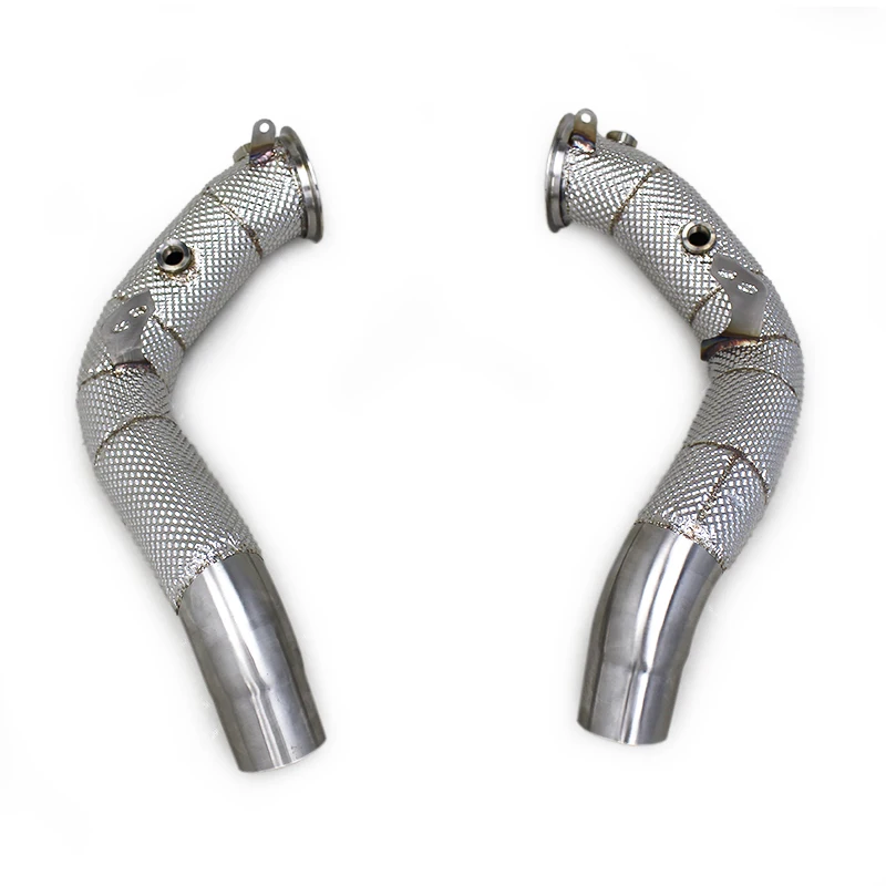 Трубка с свободным потоком для BMW M5/M6 F06/F10/F18 2012-2016 теплозащитный прямой выхлопной системы