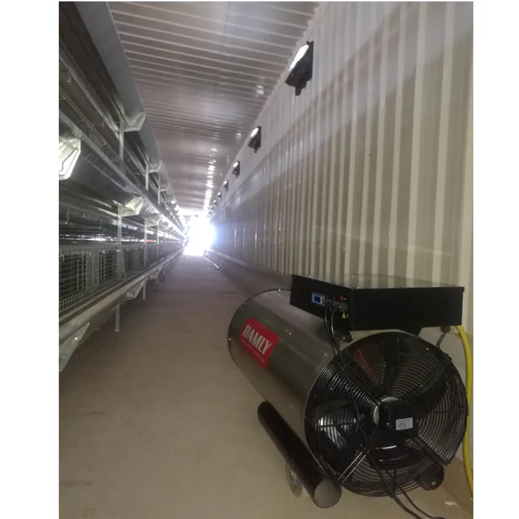 
DAMLY High Efficient Automatic Control tubular gas poultry heater for chicken 