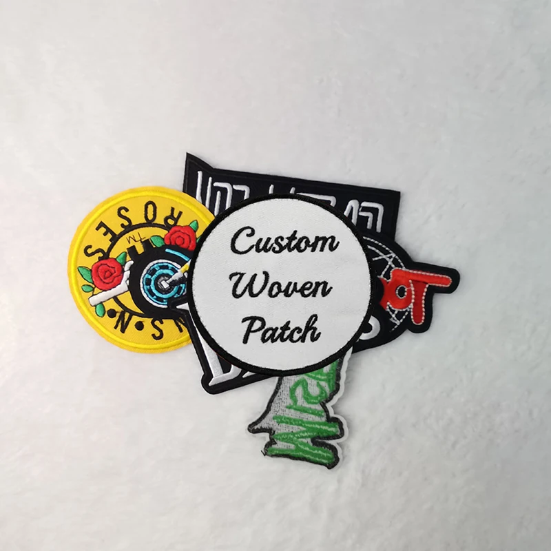 Lightning shipment customization personalized iron on logo  patch heat transfer patches hat badges for clothing