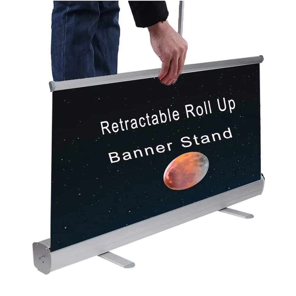 Surprise Price 85*200 Roll Up Banners Display Stand Advertising Roll Up Stand Retractable Banner Stand