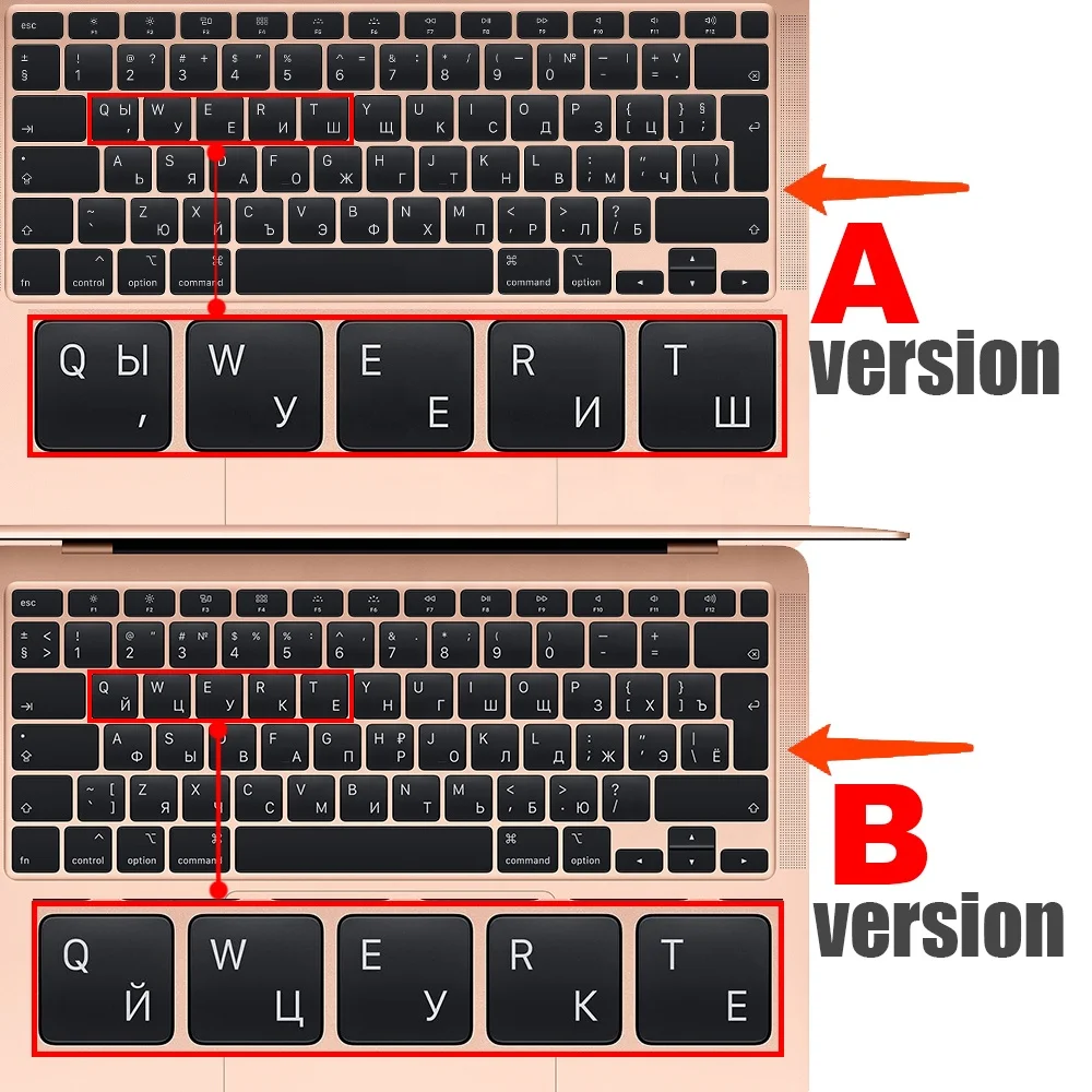 Чехол для клавиатуры ноутбука macbook Air 13 2020 защитная пленка нового Air13.3 A2179 силиконовый чехол русский испанский