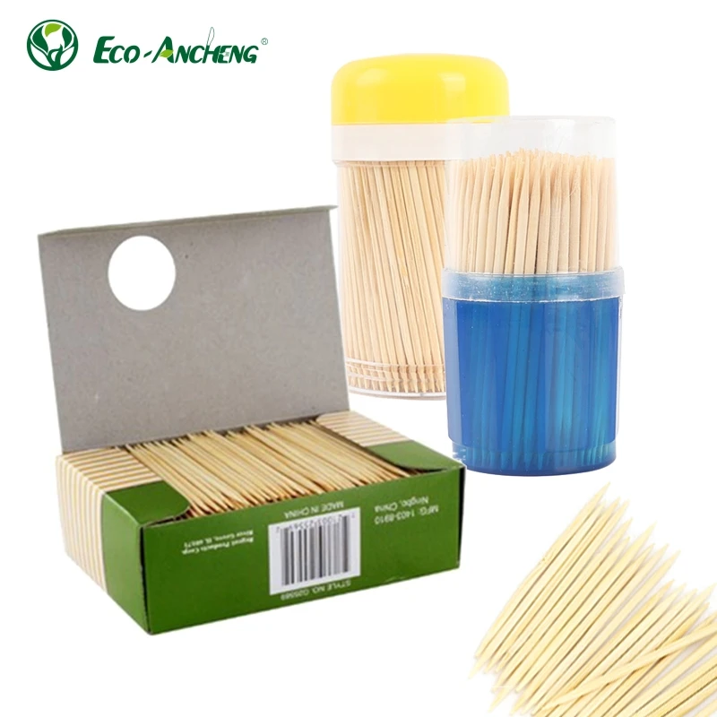 High Quality Custom Disposable Toothpicks Bulk Bamboo Wooden Toothpicks
