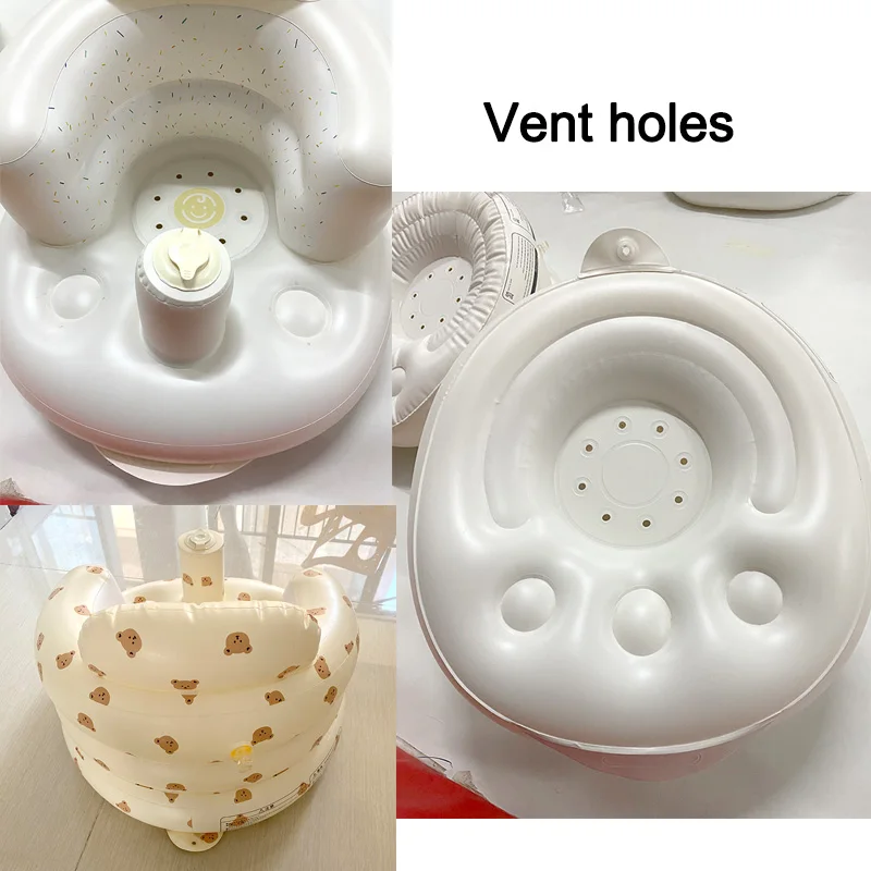 Seat Practice Sitting Inflatable Baby Bath Sofa Air Chair Inflatable Baby Chair