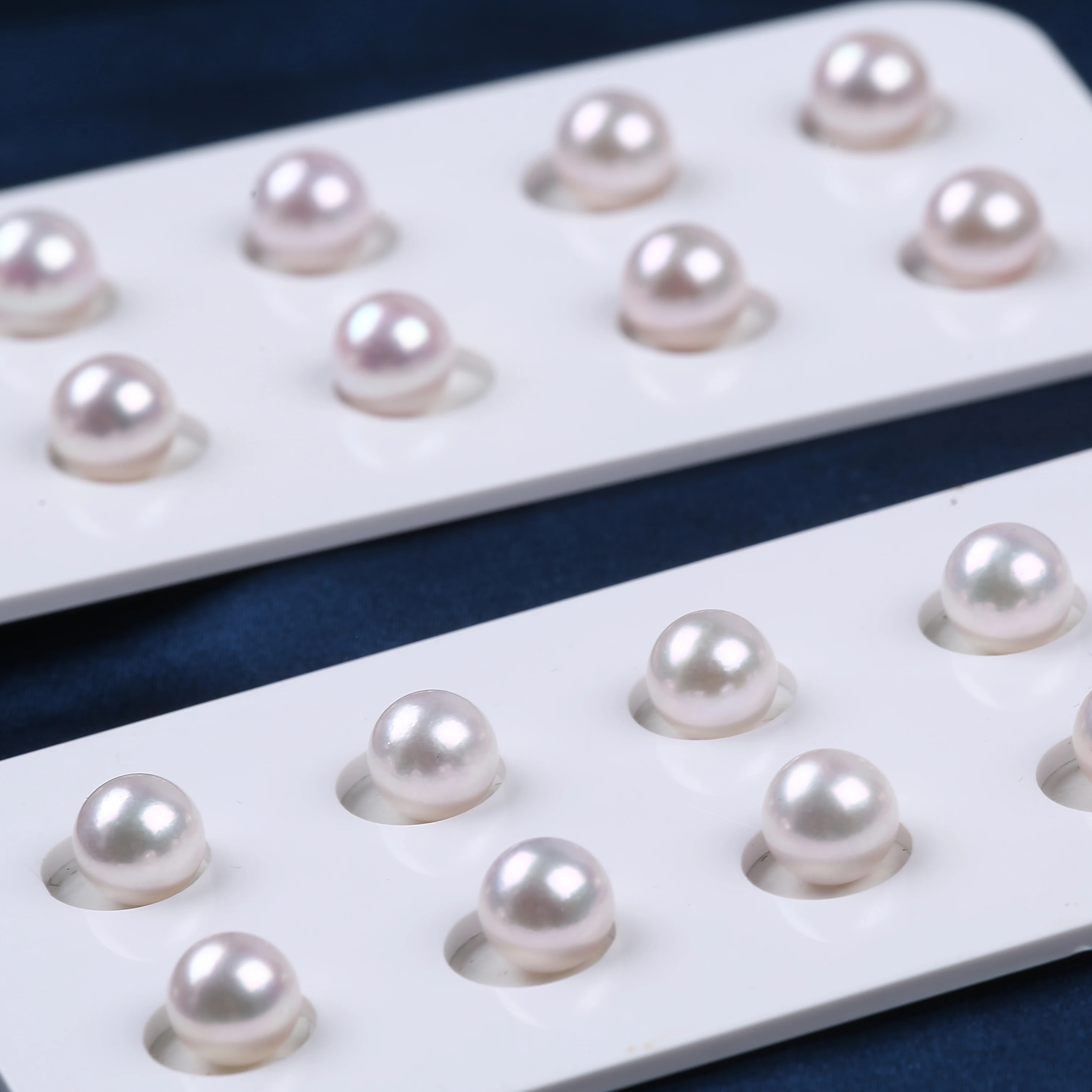 High quality Saltwater Real Akoya Round Loose Pearl Beads