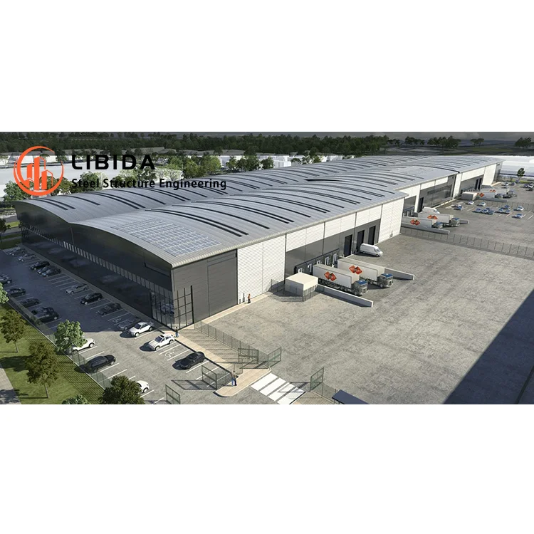 Стальная конструкция высотного дизайна для супермаркета, стальная рама, логистический гараж