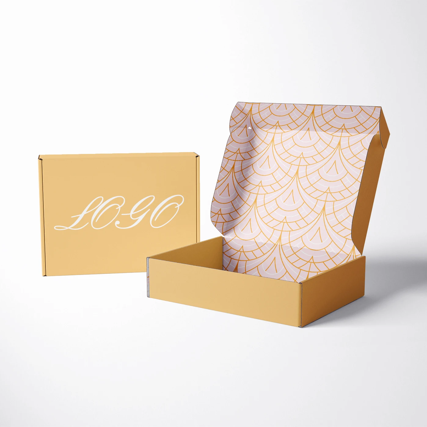 Custom Size Logo Printing Hard Shipping Paper Boxes Hat Cloth Packaging white Shipping Mailer box corrugated cardboard boxes