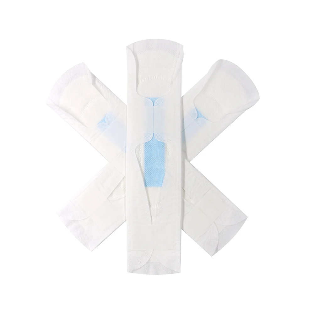 Breathable Soft Cotton Lady Sanitary Pad Women Monthly Period Female Menstrual Period Japan Sumitomo Disposable PE Bag 80-400ML