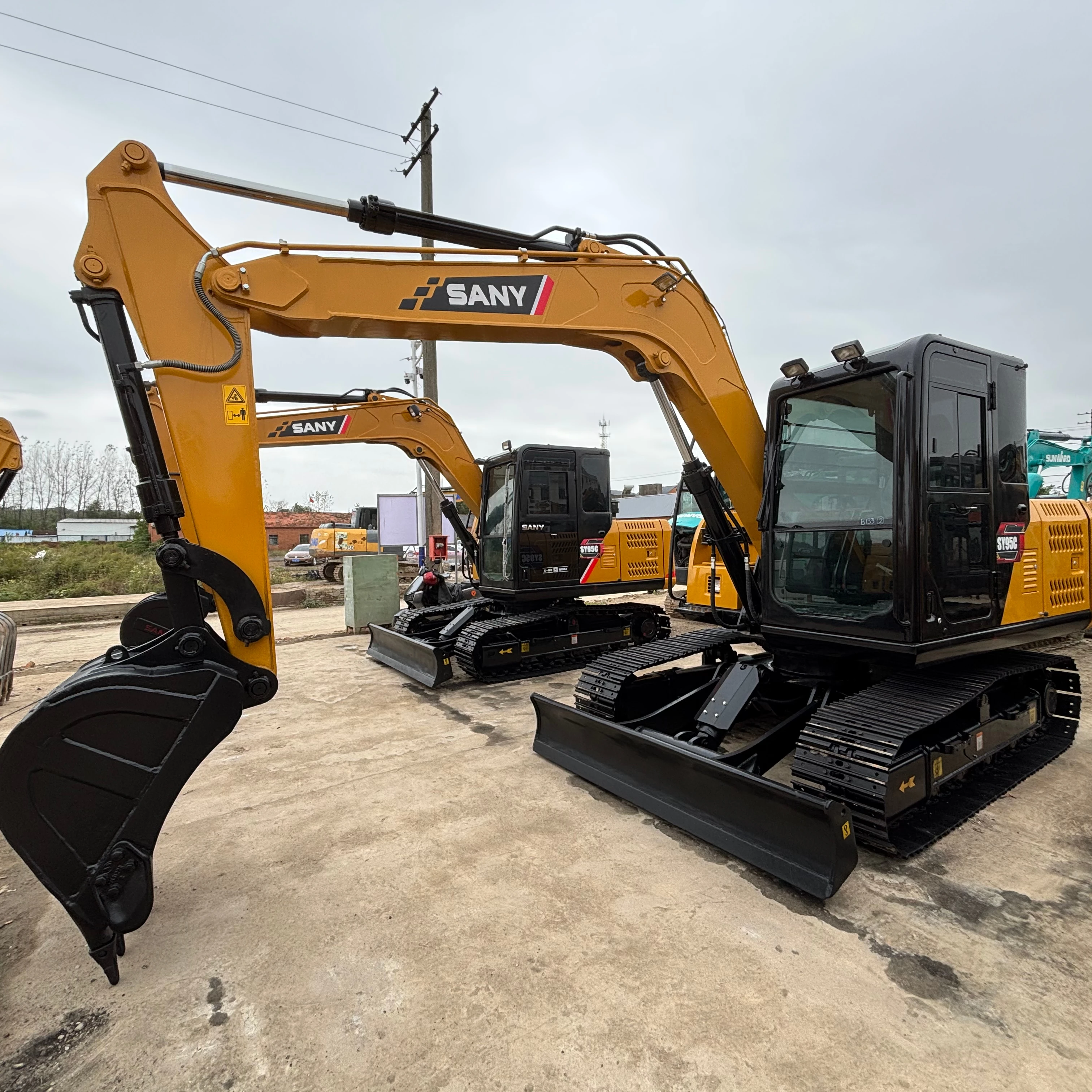 Gebruikte Constructie Sany 75 95 135 215 235 Exportmachines Voor Graafmachines