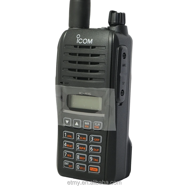 ICOM IC A16 A16E VHF Aviation Handheld VHF AIR BAND TRANSCEIVERS walkie talkie radio
