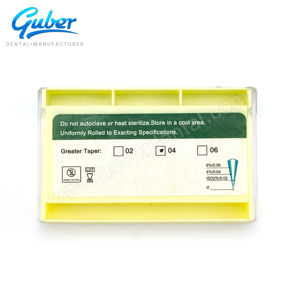 ISO High Quality Dental Absorbent Paper Point 02 04 06 F1 F2 F3 Taper Consumable Materials Oral Therapy Equipments Accessories