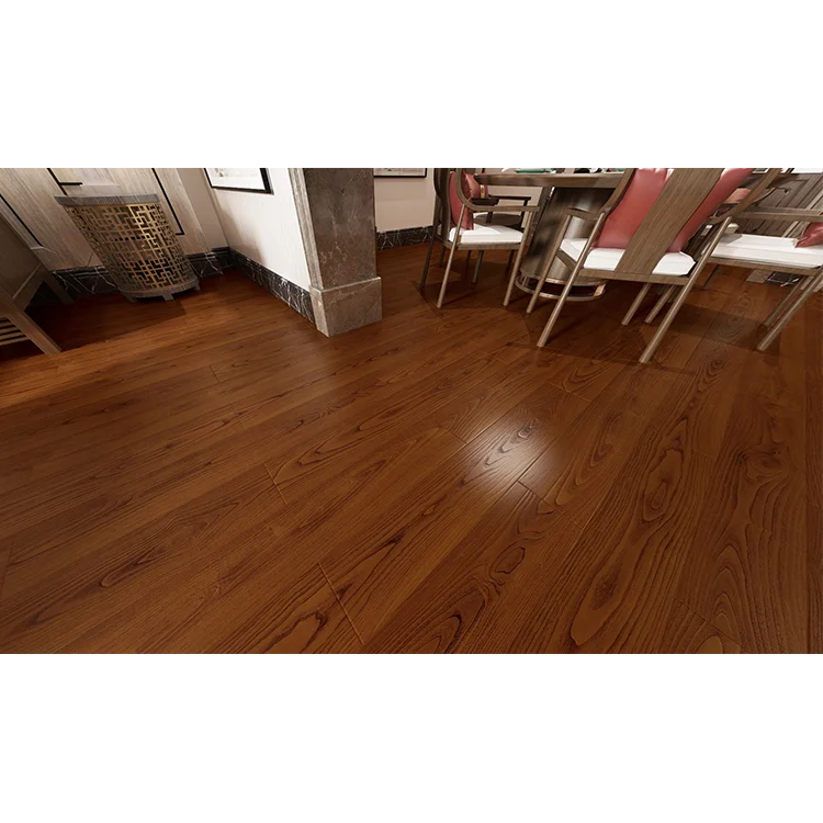 
Classic composite dark brown laminate flooring waterproof engineered hardwood floors 