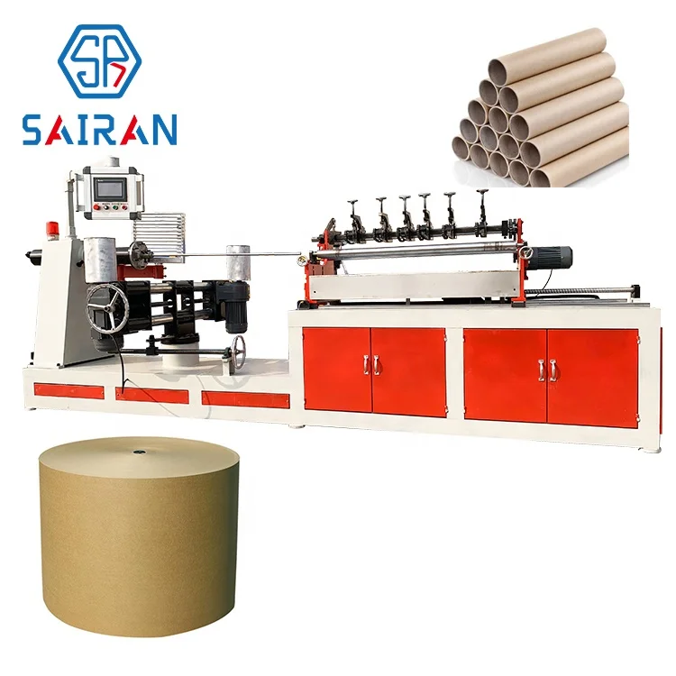 Durable perfect service multiple knives toilet paper roll core making machine