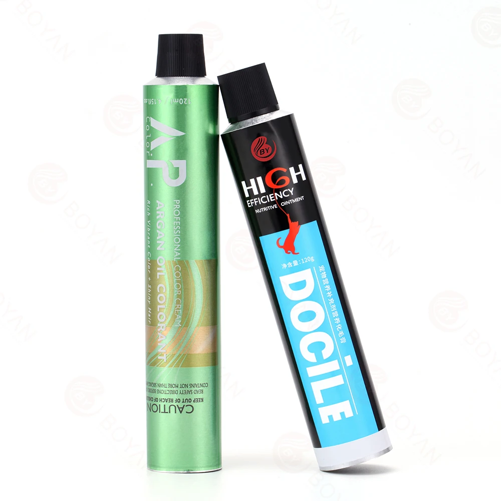 
Cosmetic cream packaging aluminum tube 